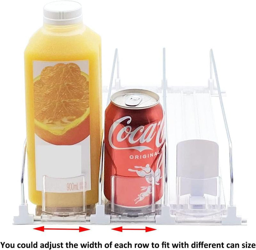 Top Rated Fridge Drink Dispenser - Refrigerator Beverage Organizer Storage Rack