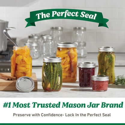 Gallon Mason Jar with Stainless Steel Lid, Airtight Glass Storage Container with Lid, Extra Large  Jar for Flour, Sugar, Dog Treats, and Pantry Organization