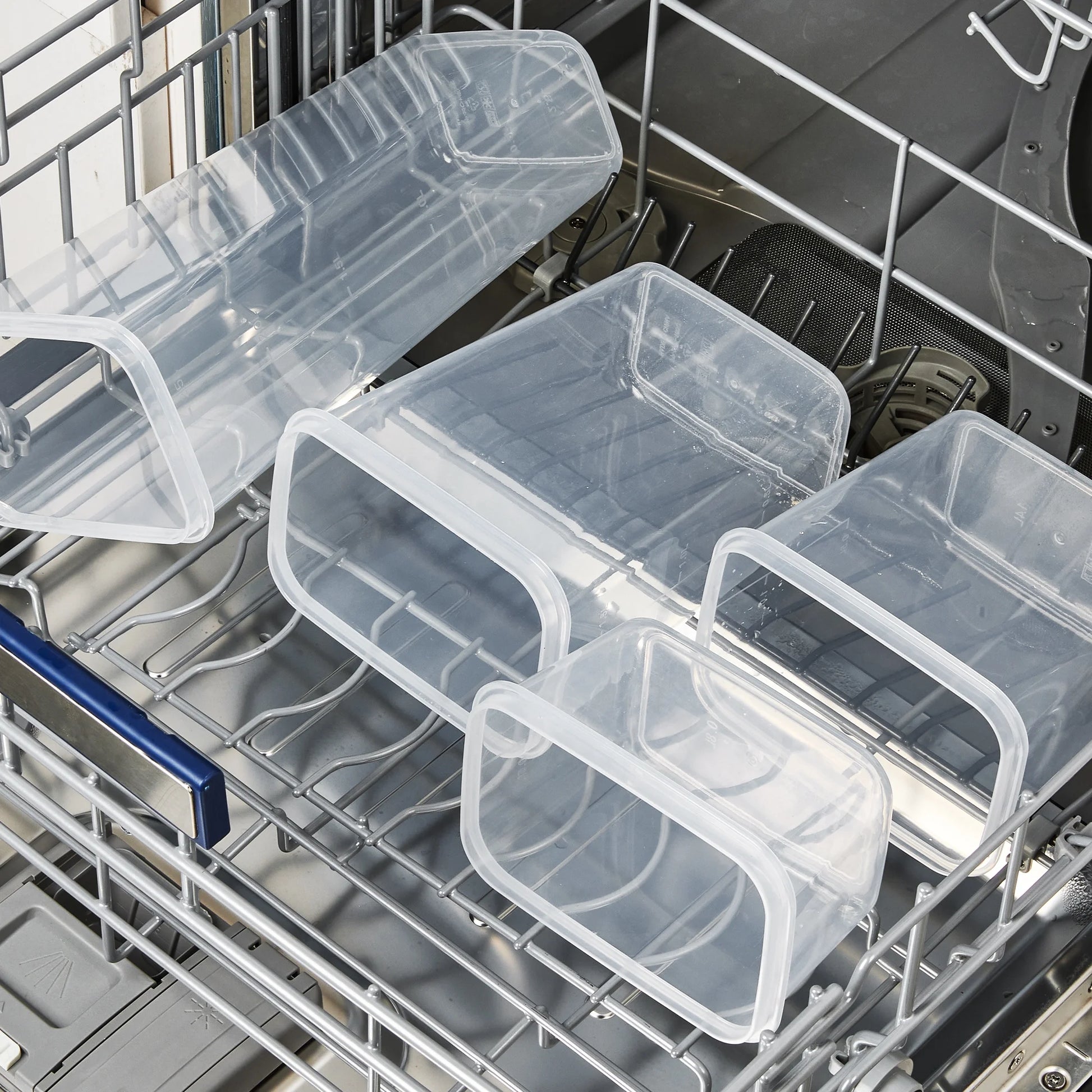 Airtight Food Storage Containers Set, 38Pcs Plastic Kitchen and Pantry Organization Canisters, Black