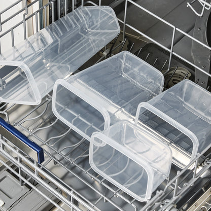 Airtight Food Storage Containers Set, 38Pcs Plastic Kitchen and Pantry Organization Canisters, Black